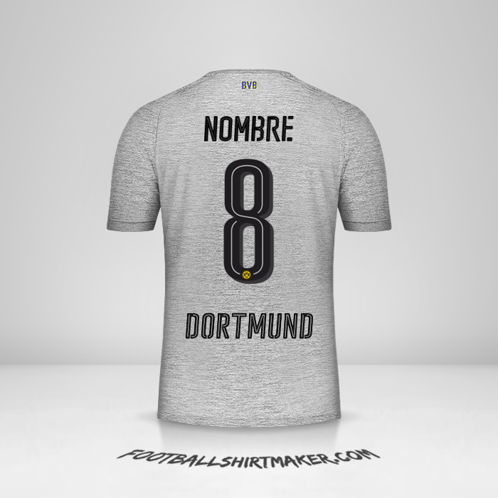 Jersey Borussia Dortmund 2017/18 Tercera -  nombre - 8