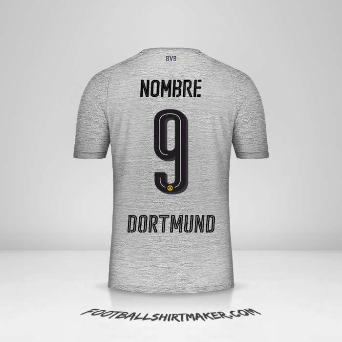 Jersey Borussia Dortmund 2017/18 Tercera -  nombre - 9