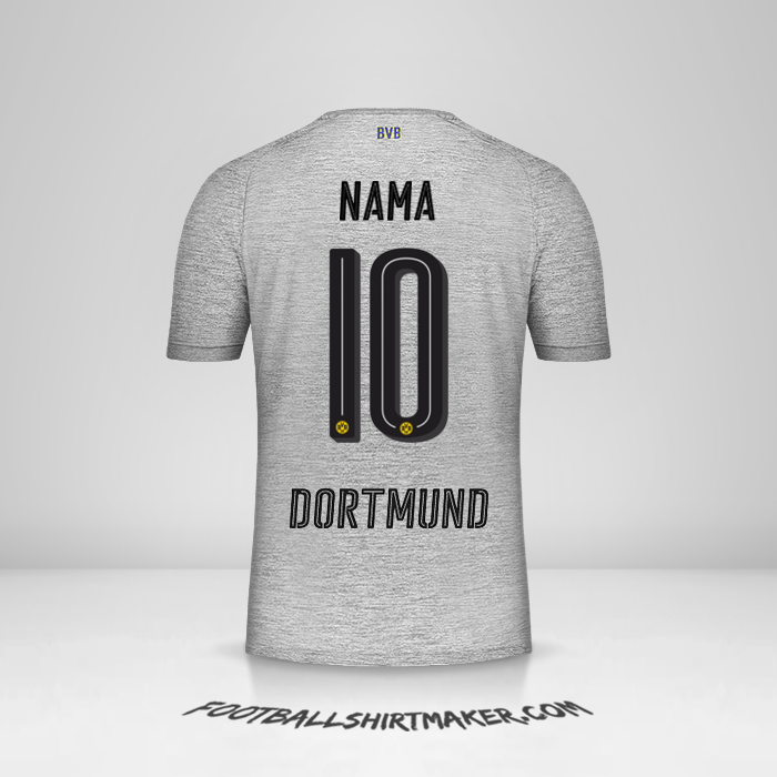 Jersey Borussia Dortmund 2017/18 Ketiga -  nama - 10