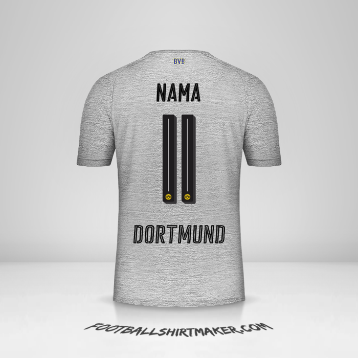 Jersey Borussia Dortmund 2017/18 Ketiga -  nama - 11