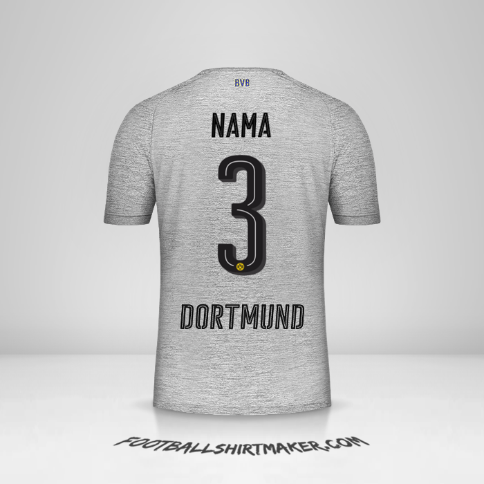Jersey Borussia Dortmund 2017/18 Ketiga -  nama - 3