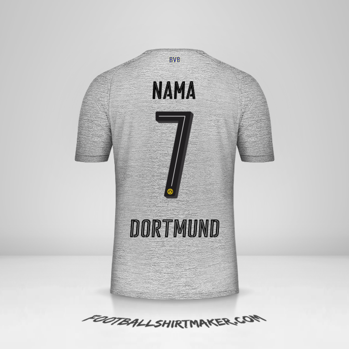 Jersey Borussia Dortmund 2017/18 Ketiga -  nama - 7