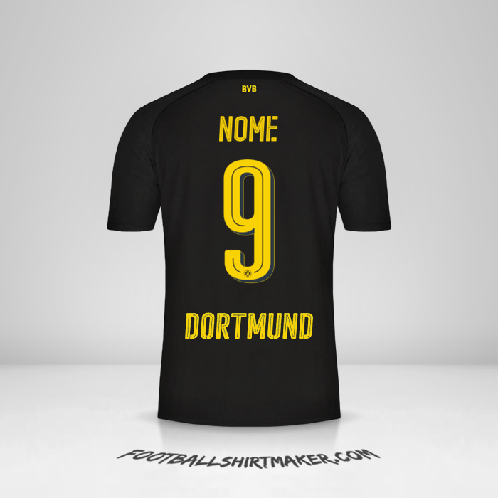 Camisola Borussia Dortmund 2017/18 Alternativa -  nome - 9