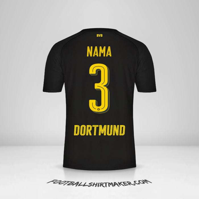 Jersey Borussia Dortmund 2017/18 Alternatif -  nama - 3