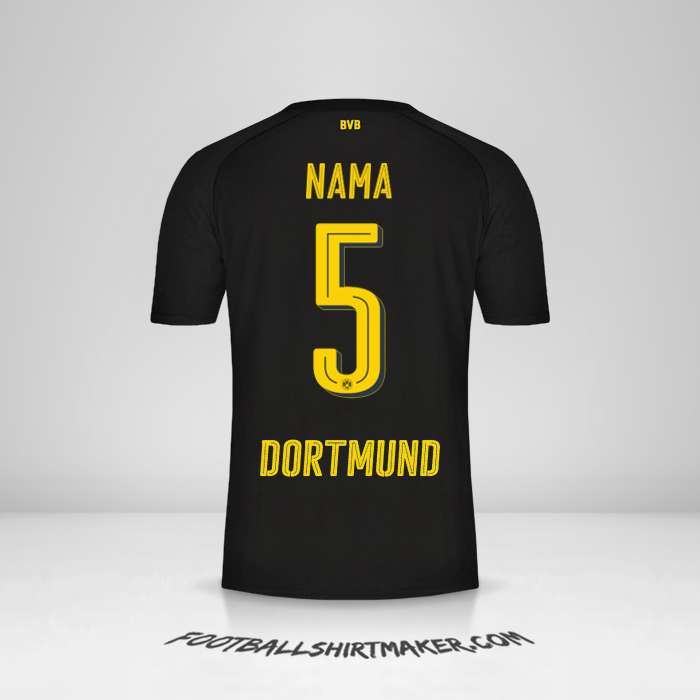 Jersey Borussia Dortmund 2017/18 Alternatif -  nama - 5