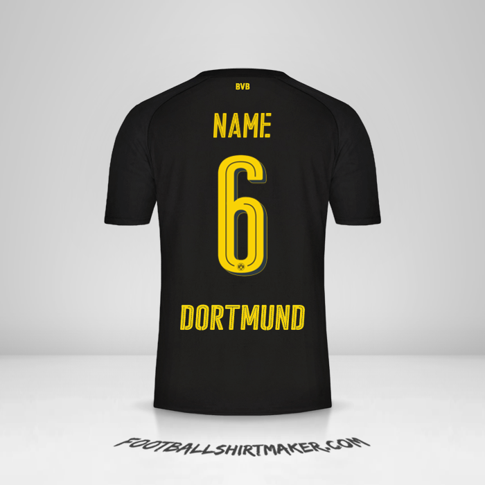 Shirt Borussia Dortmund 2017/18 Away -  name - 6