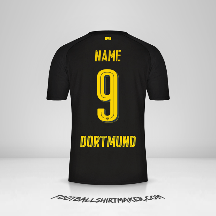 Jersey Borussia Dortmund 2017/18 Away -  name - 9
