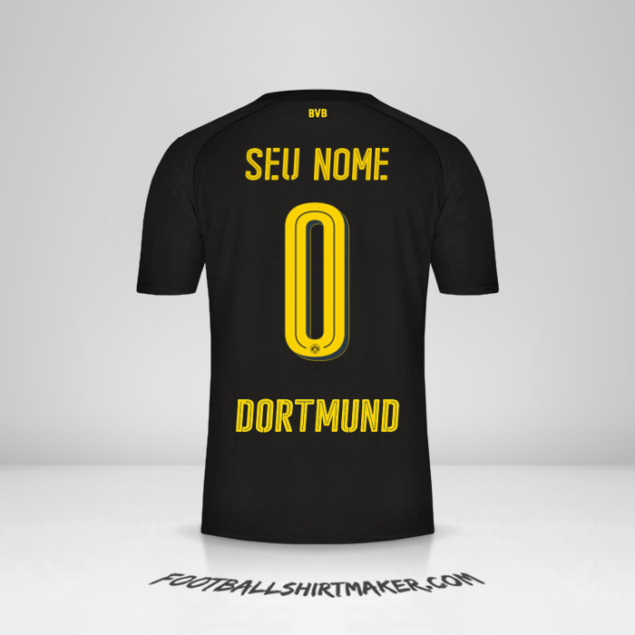 Camisa Borussia Dortmund 2017/18 II -  seu nome - 0