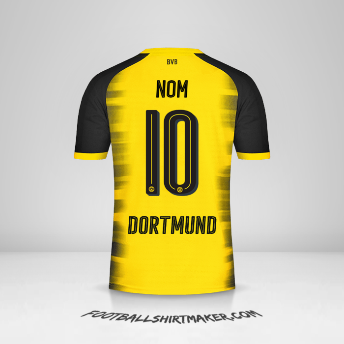 Maillot Borussia Dortmund Cup 2017/18 -  nom - 10