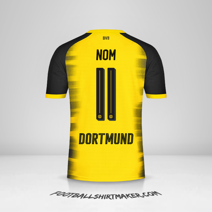 Maillot Borussia Dortmund Cup 2017/18 -  nom - 11
