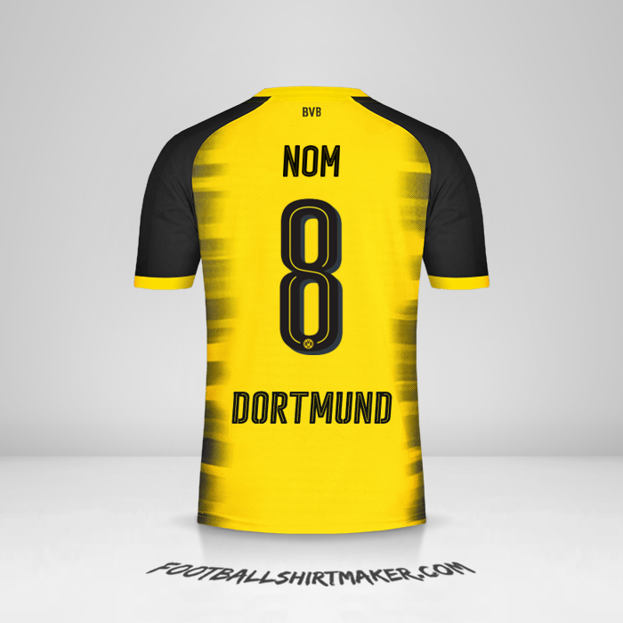 Maillot Borussia Dortmund Cup 2017/18 -  nom - 8