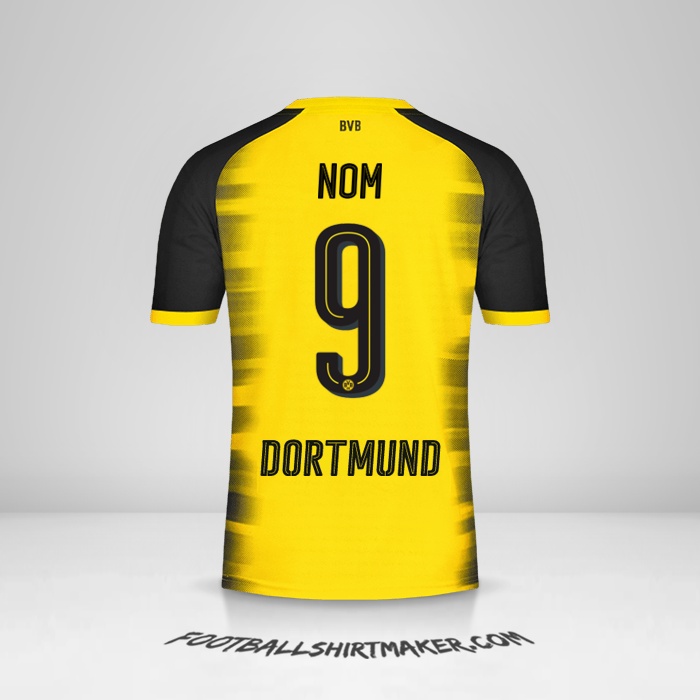 Maillot Borussia Dortmund Cup 2017/18 -  nom - 9
