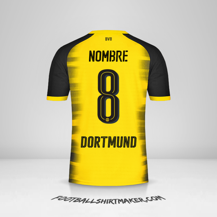 Jersey Borussia Dortmund Cup 2017/18 -  nombre - 8