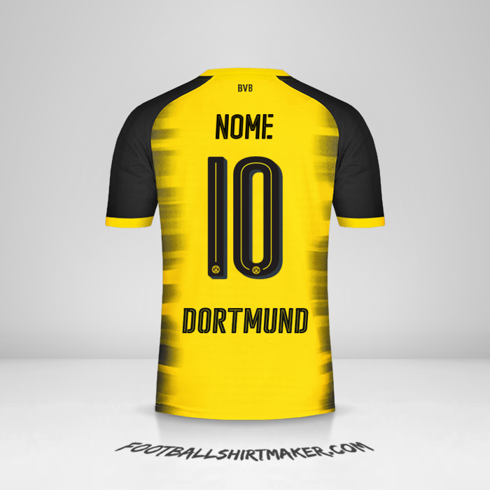 Camisola Borussia Dortmund Cup 2017/18 -  nome - 10