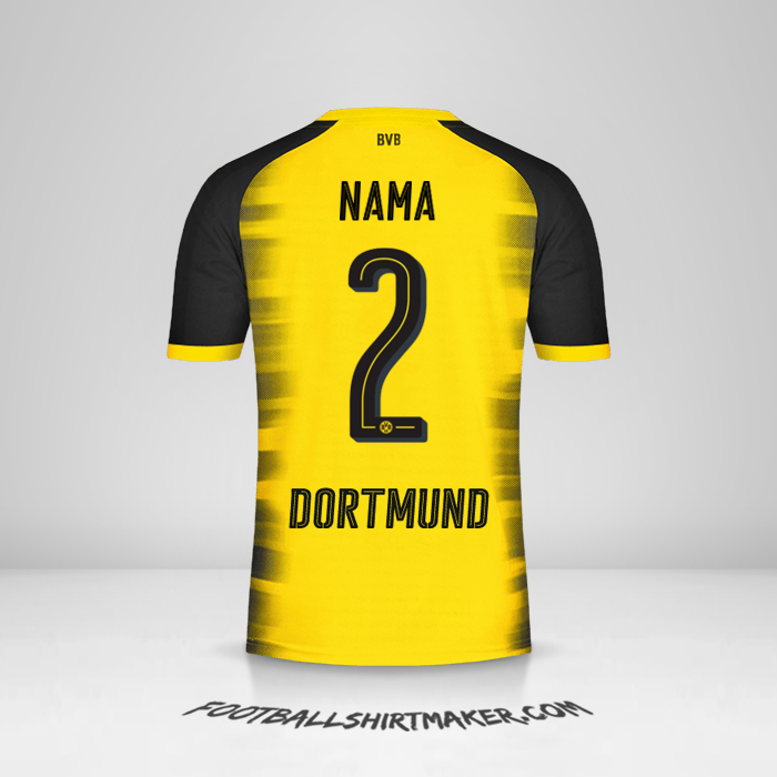 Jersey Borussia Dortmund Cup 2017/18 -  nama - 2