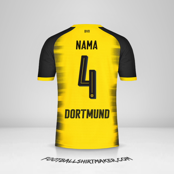 Jersey Borussia Dortmund Cup 2017/18 -  nama - 4