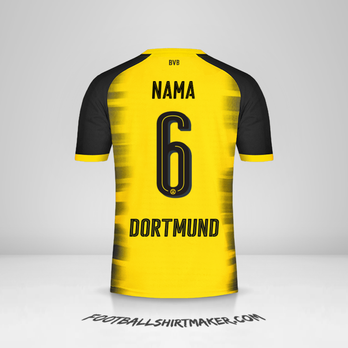 Jersey Borussia Dortmund Cup 2017/18 -  nama - 6