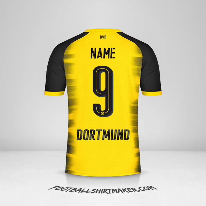 Trikot Borussia Dortmund Cup 2017/18 -  name - 9