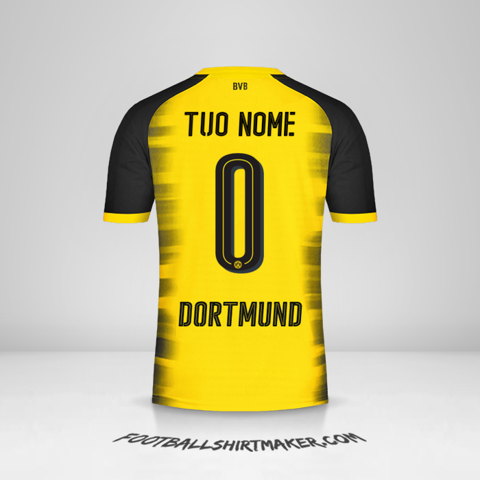 Maglia Borussia Dortmund Cup 2017/18 -  tuo nome - 0