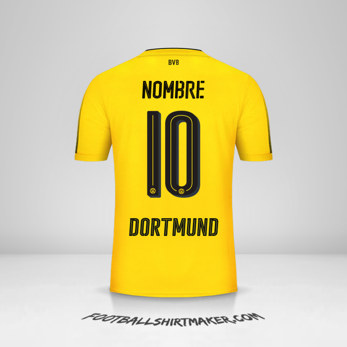 Jersey Borussia Dortmund 2017/18 -  nombre - 10