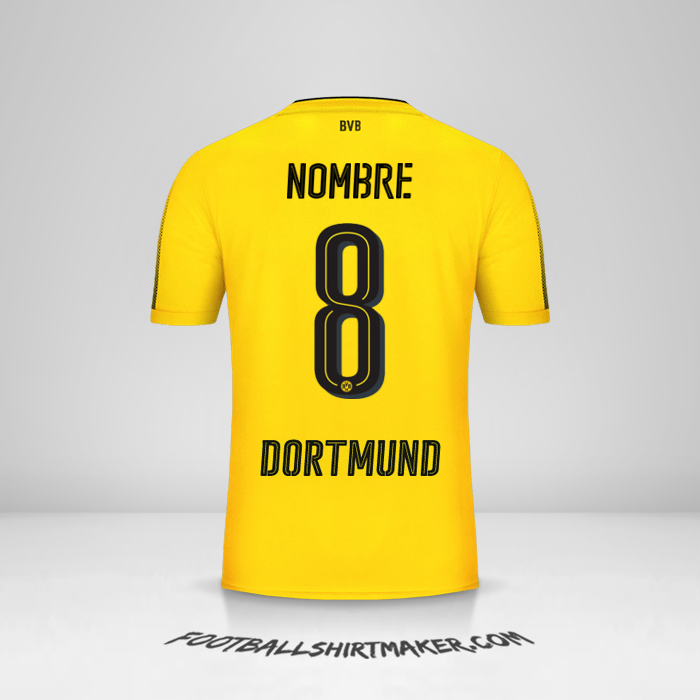 Jersey Borussia Dortmund 2017/18 -  nombre - 8