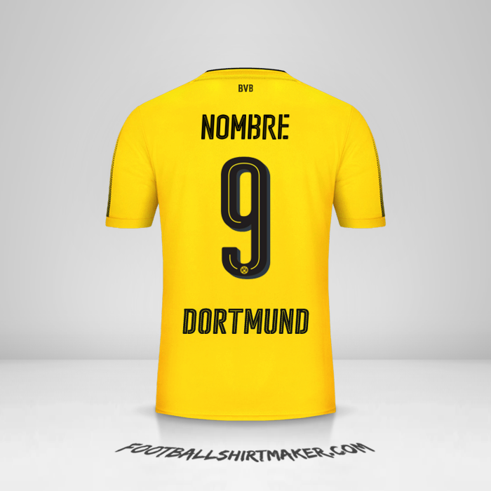 Jersey Borussia Dortmund 2017/18 -  nombre - 9