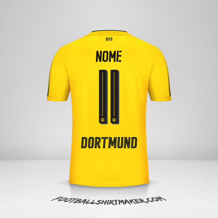 Camisa Borussia Dortmund 2017/18 -  nome - 11