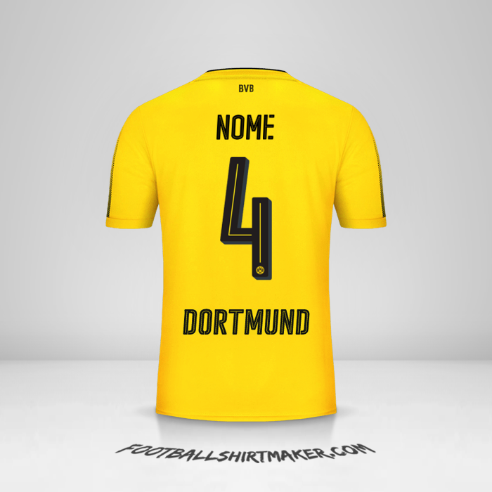 Maglia Borussia Dortmund 2017/18 -  nome - 4