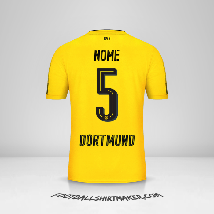 Maglia Borussia Dortmund 2017/18 -  nome - 5