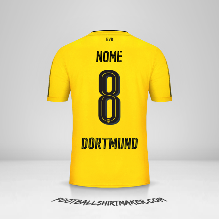 Camisola Borussia Dortmund 2017/18 -  nome - 8