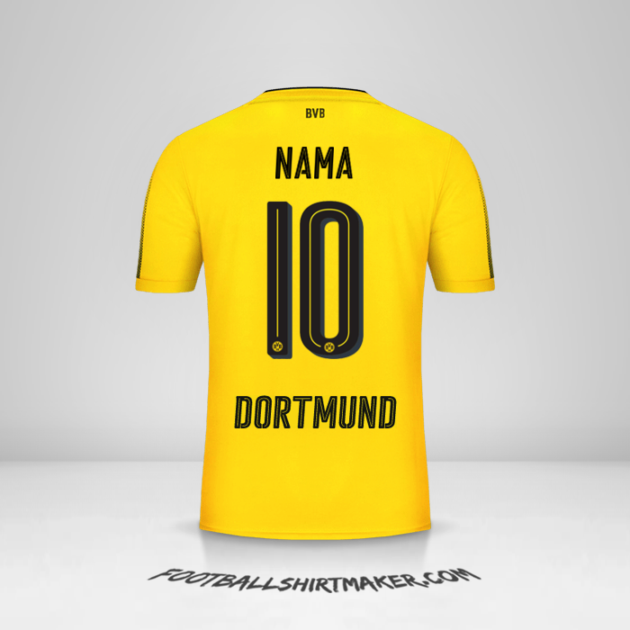 Jersey Borussia Dortmund 2017/18 -  nama - 10