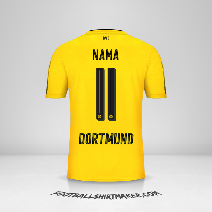 Jersey Borussia Dortmund 2017/18 -  nama - 11