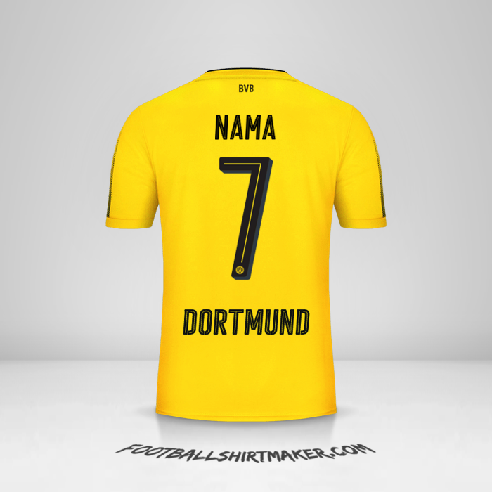Jersey Borussia Dortmund 2017/18 -  nama - 7