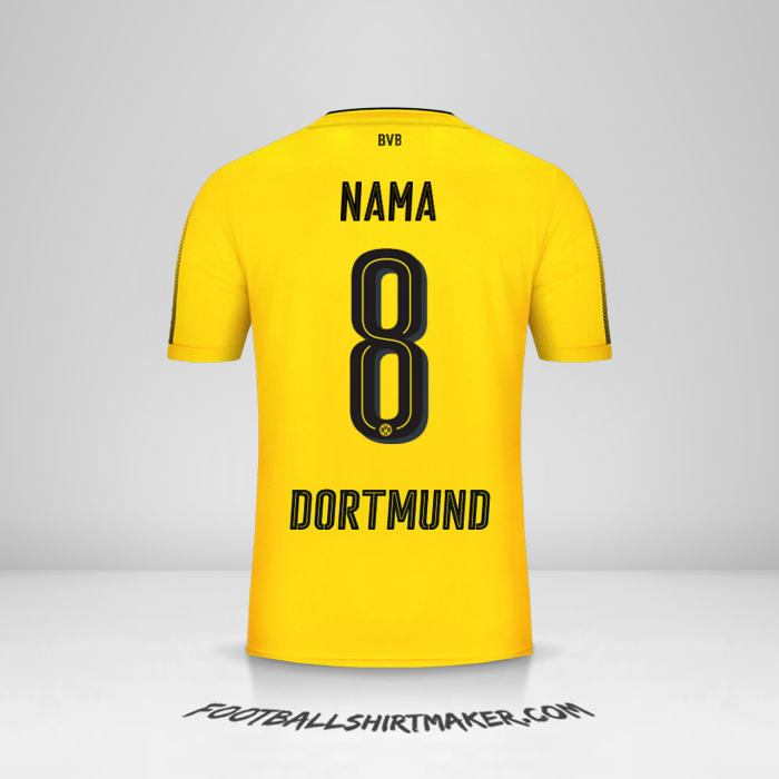 Jersey Borussia Dortmund 2017/18 -  nama - 8