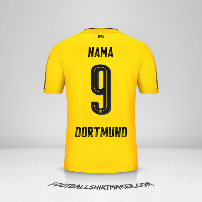 Jersey Borussia Dortmund 2017/18 -  nama - 9