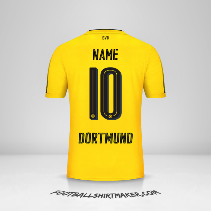 Trikot Borussia Dortmund 2017/18 -  name - 10