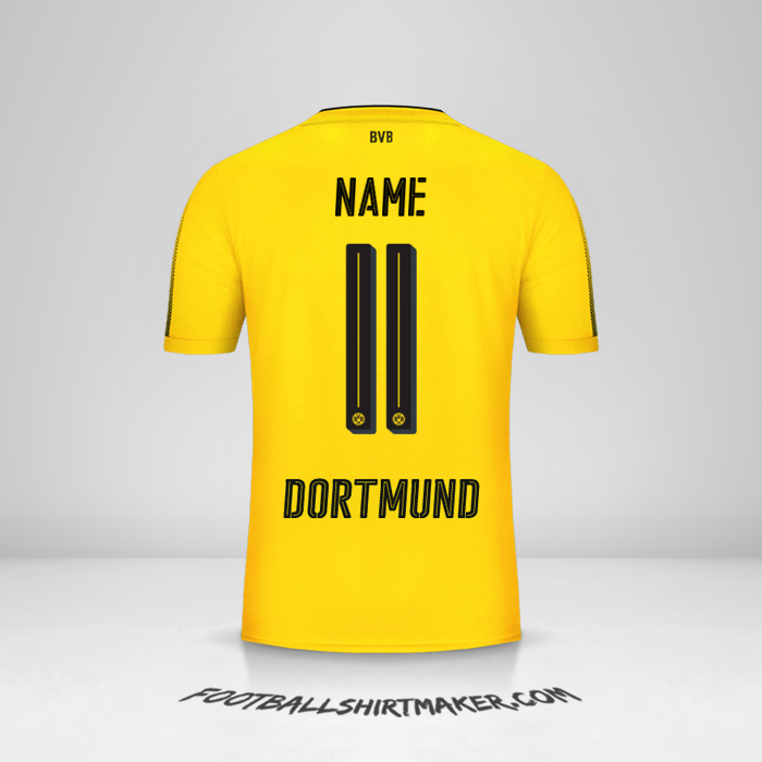 Trikot Borussia Dortmund 2017/18 -  name - 11