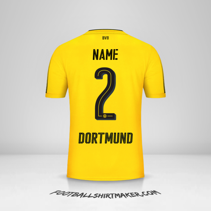 Shirt Borussia Dortmund 2017/18 -  name - 2