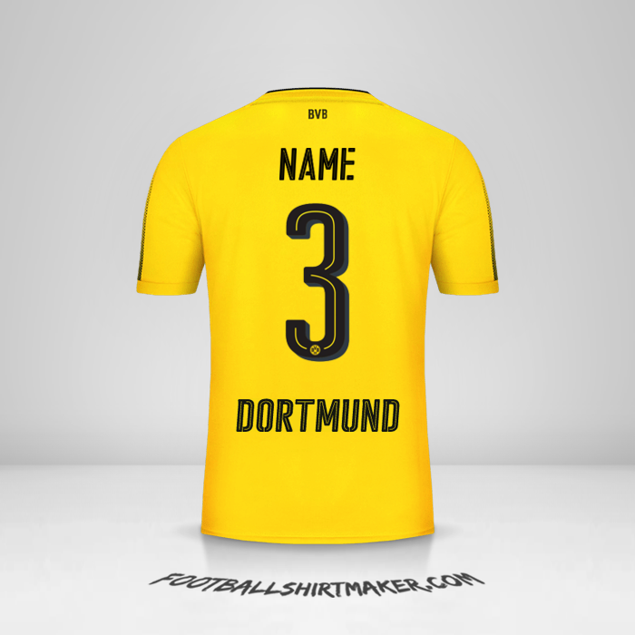 Shirt Borussia Dortmund 2017/18 -  name - 3