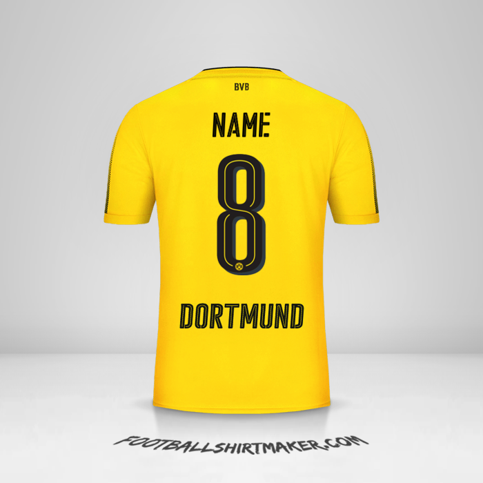 Trikot Borussia Dortmund 2017/18 -  name - 8
