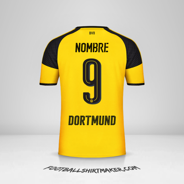Jersey Borussia Dortmund Cup 2016/17 -  nombre - 9