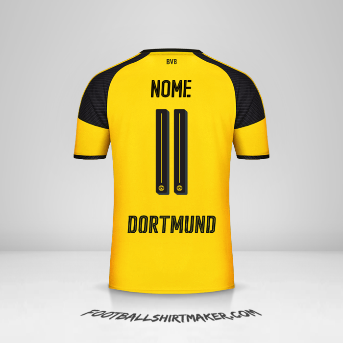 Camisola Borussia Dortmund Cup 2016/17 -  nome - 11