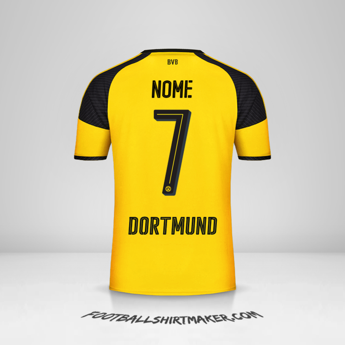 Camisa Borussia Dortmund Cup 2016/17 -  nome - 7