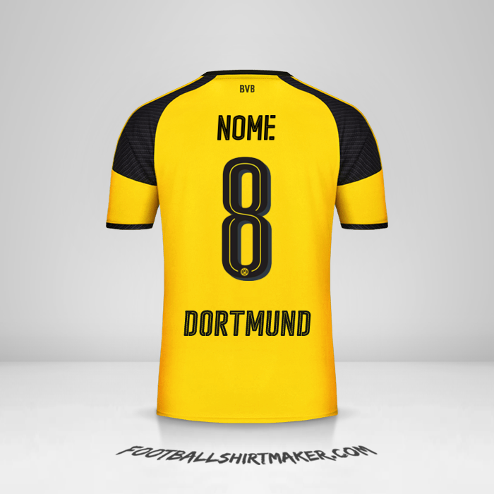 Camisola Borussia Dortmund Cup 2016/17 -  nome - 8