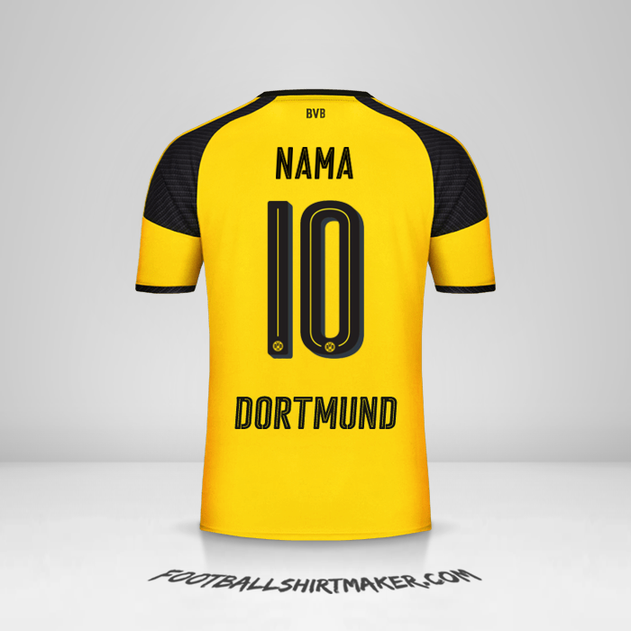 Jersey Borussia Dortmund Cup 2016/17 -  nama - 10