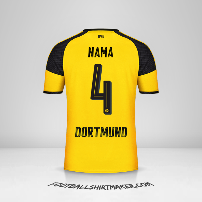 Jersey Borussia Dortmund Cup 2016/17 -  nama - 4