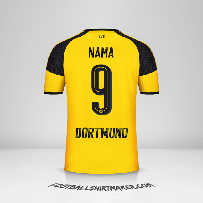 Jersey Borussia Dortmund Cup 2016/17 -  nama - 9