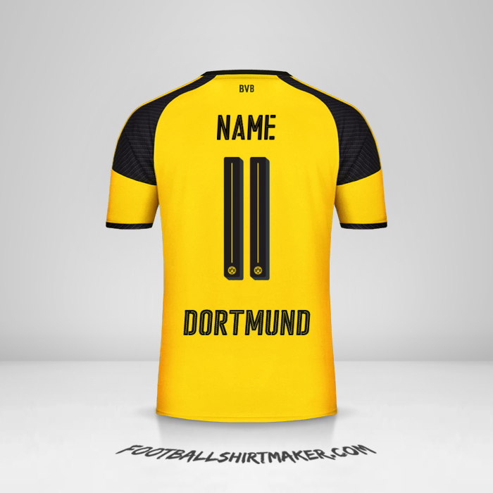 Jersey Borussia Dortmund Cup 2016/17 -  name - 11