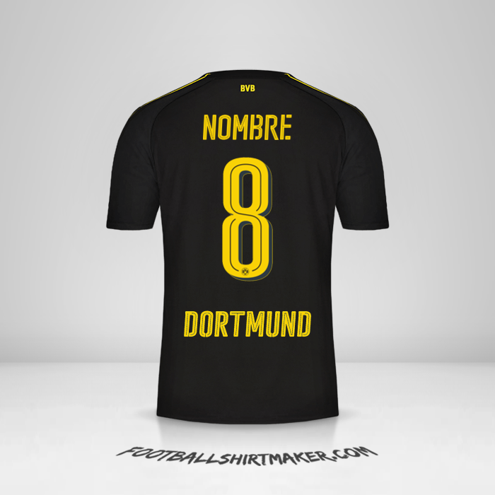 Jersey Borussia Dortmund 2016/17 Visita -  nombre - 8