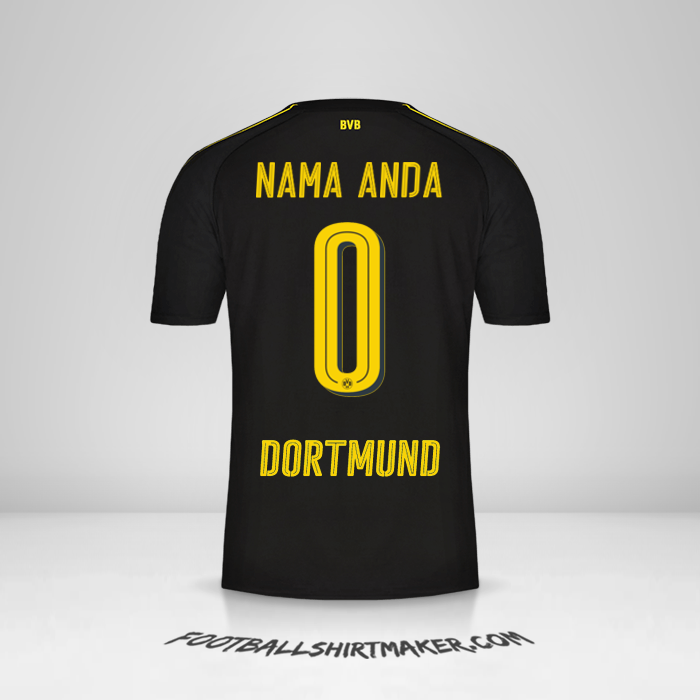 Jersey Borussia Dortmund 2016/17 II -  nama anda - 0